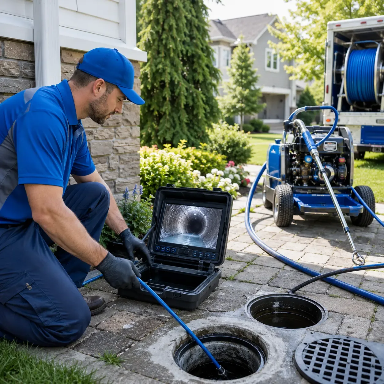 Outdoor drain cleaning professionals serving Rochester, MI