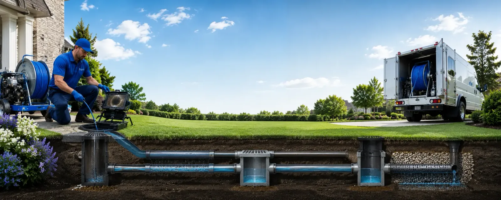 Outdoor drain cleaning information for Rochester, MI