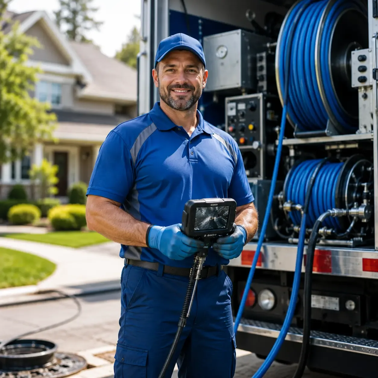 Local outdoor drain cleaning specialists in Rochester, MI
